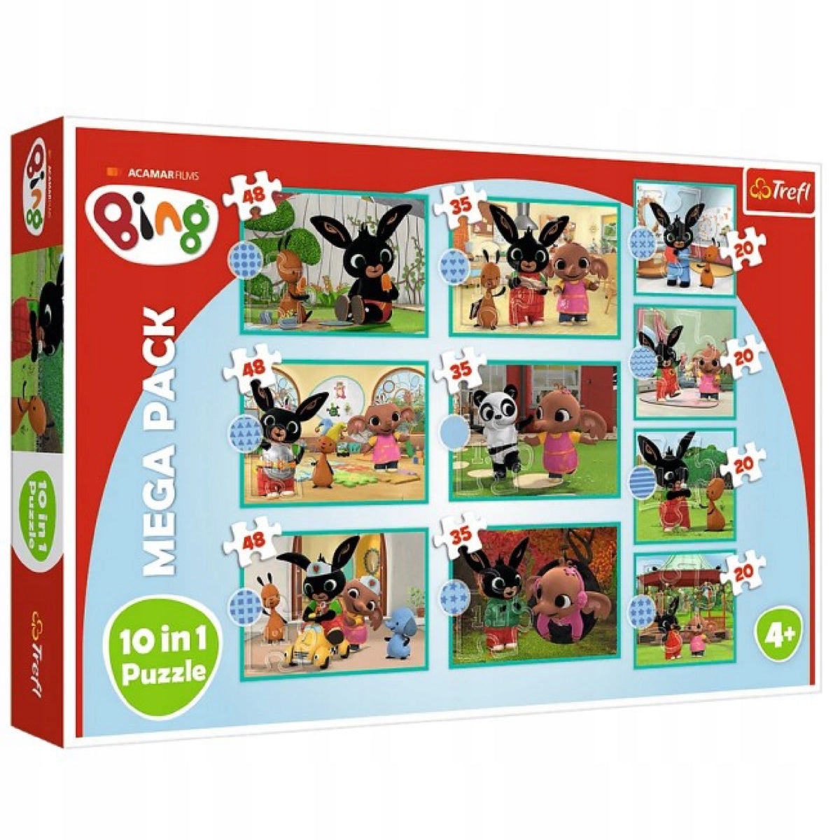 Puzzle Bing 10in1 TREFL 329 pieces 90393 puzzle What does Bing LATEST