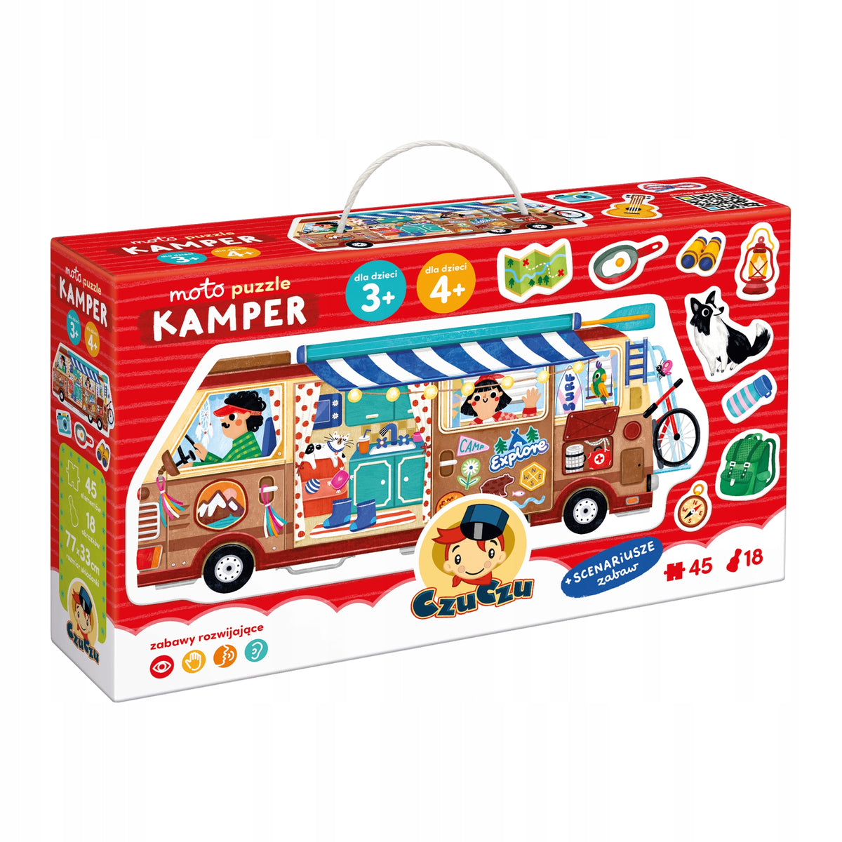 Puzzle CzuCzu 40 elements CzuCzu Moto puzzle Camper