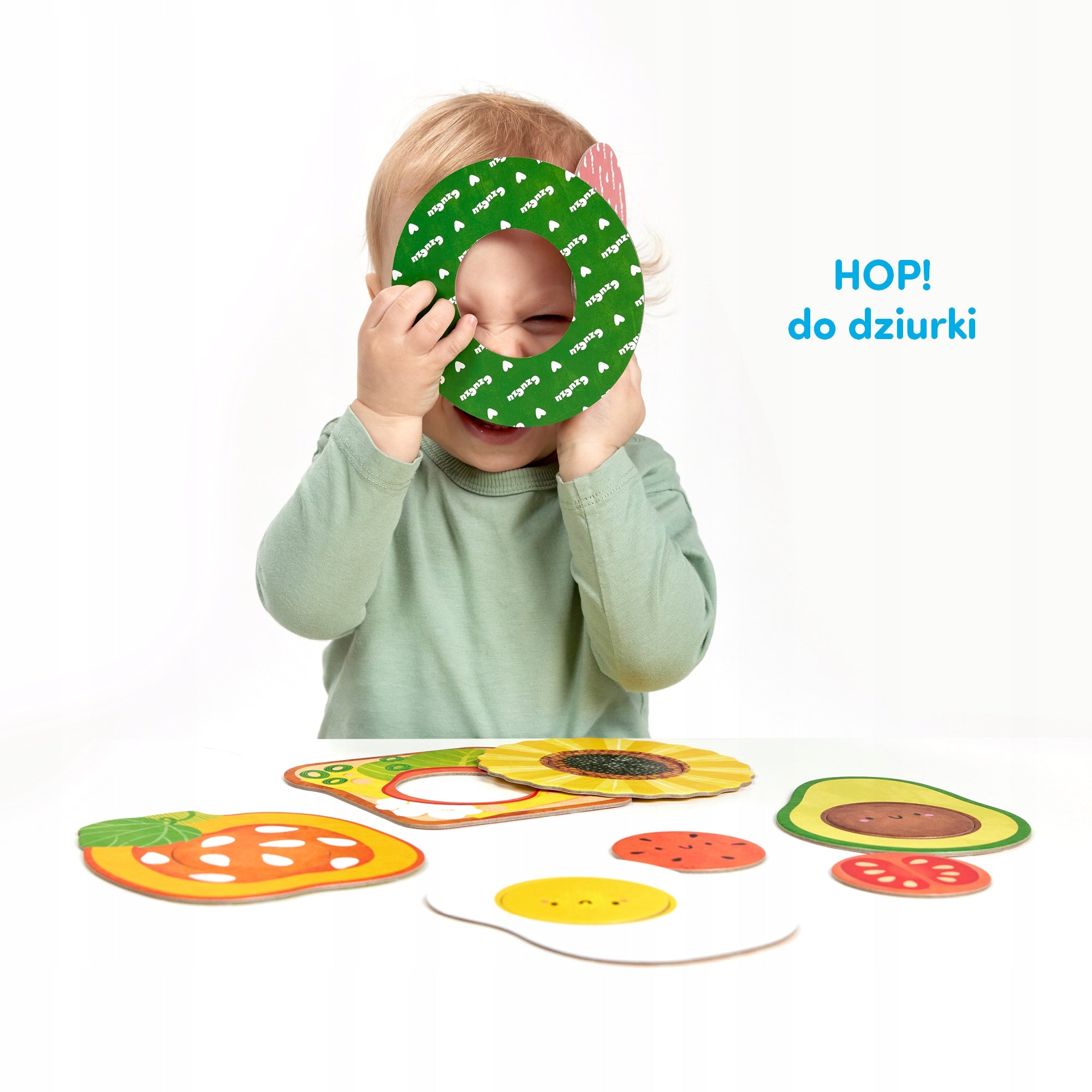 Puzzle CzuCzu Food 14 elements My puzzle with hole Food Brand CzuCzu