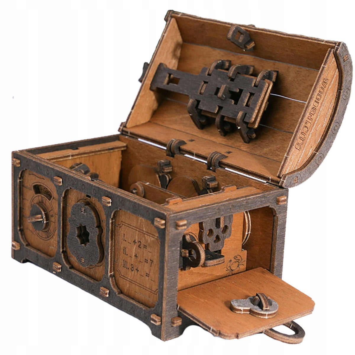 Puzzle Escape Room Treasure Chest Wooden Puzzle Box 3D Wooden.City Manufacturer code WR355