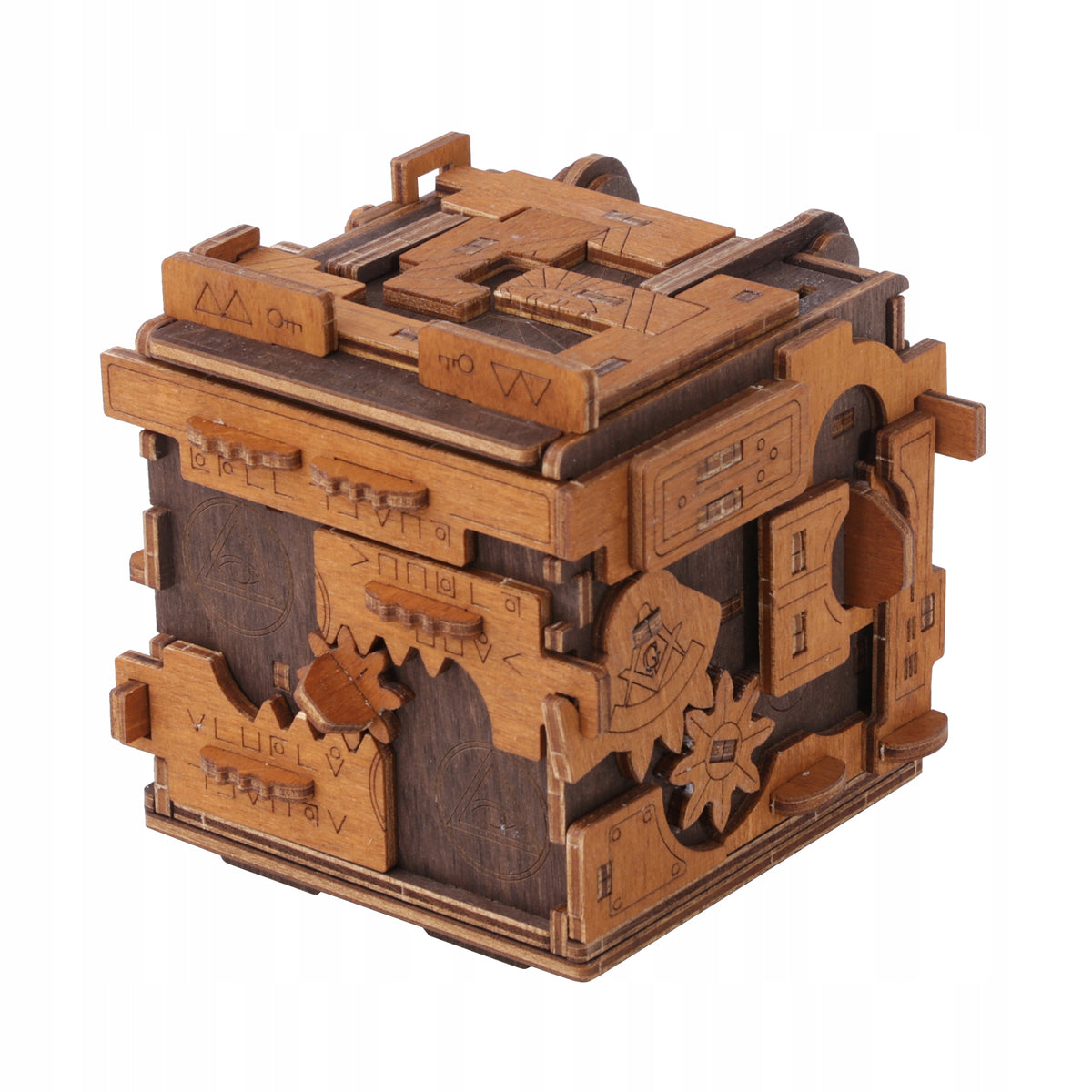 Puzzle Escape Room Wooden Box Wooden Puzzle 3D Wooden.City Puzzle Manufacturer code WR354