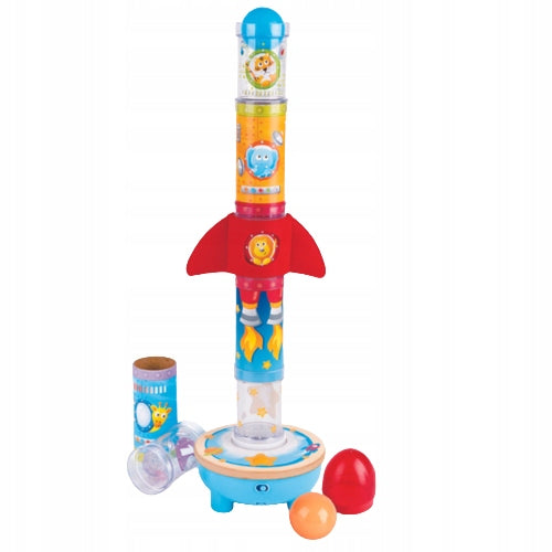Puzzle Hape educational rocket wooden multicolored for 2 years Manufacturer code E0387A