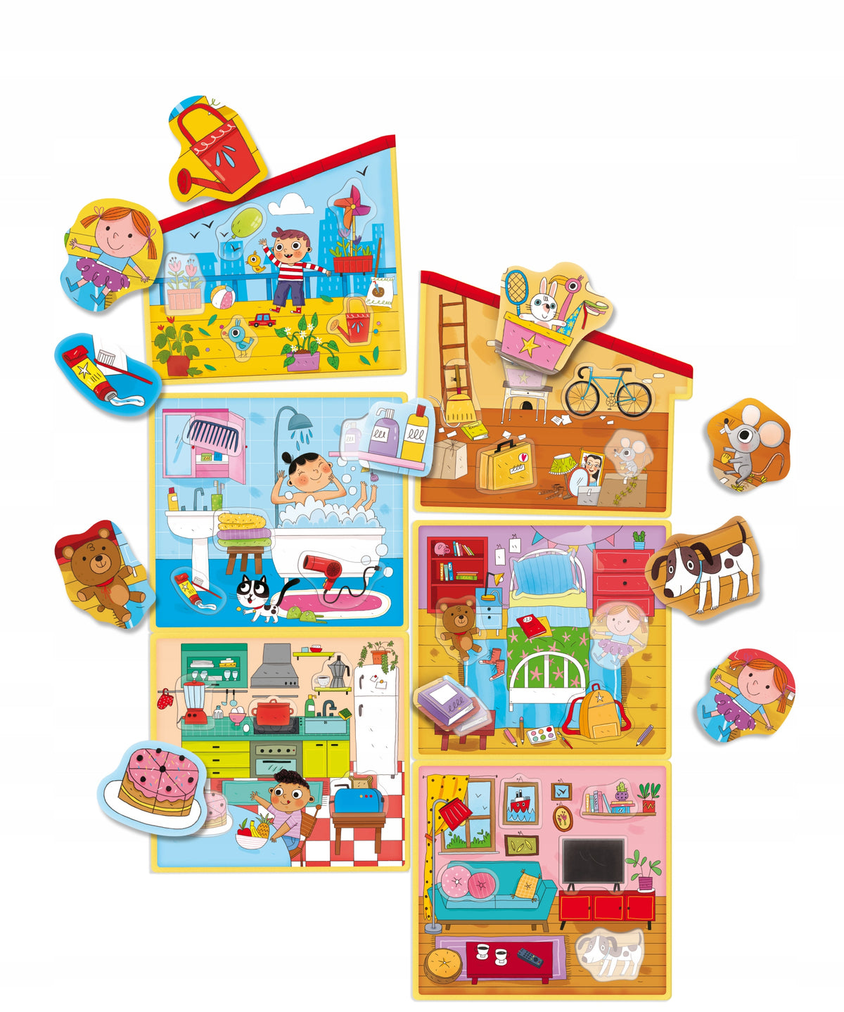 Puzzle Lisciani multicolor cardboard for children 2 years+ 0UTLET Packaging status original