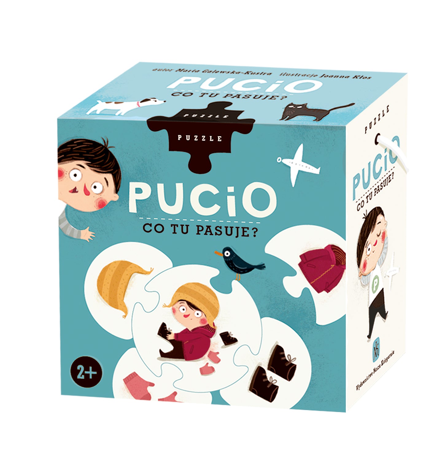 Puzzle Pucio. What fits here? Nasza Księgarnia game Brand Nasza Księgarnia