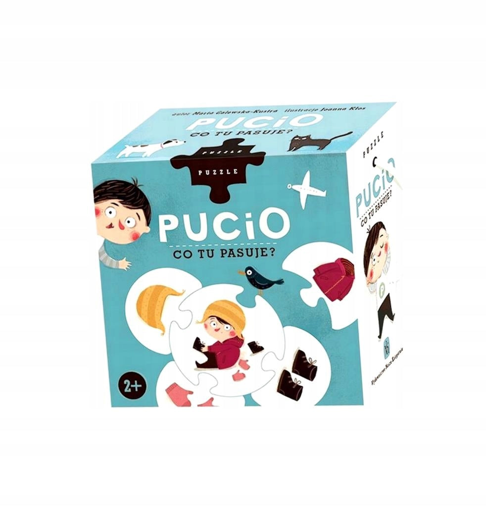 Puzzle Pucio. What fits here? Nasza Księgarnia game Number of items 25