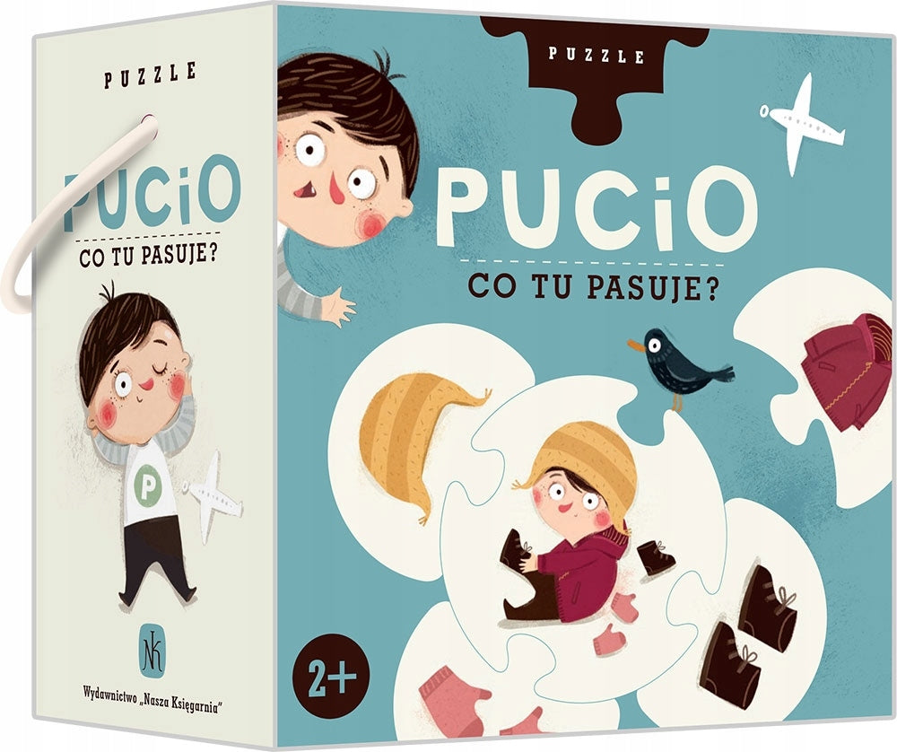 Puzzle Pucio. What fits here? Nasza Księgarnia game