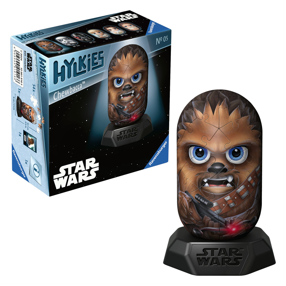 Puzzle Ravensburger 120010166 Hylkies: Star Wars: Chewbacca Manufacturer code 120010166