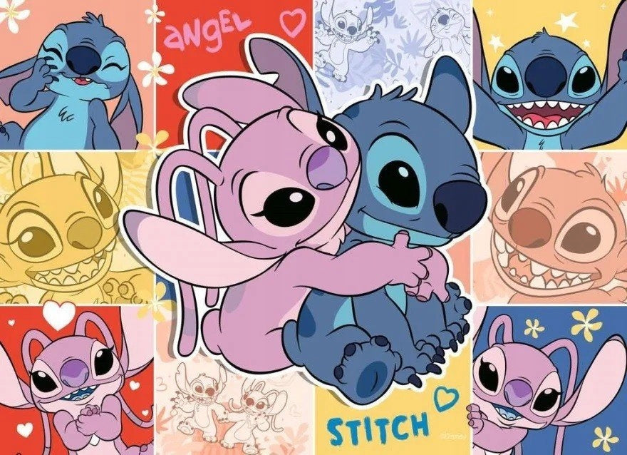 Puzzle Ravensburger 2D Stitch 4x100 pieces Brand Ravensburger