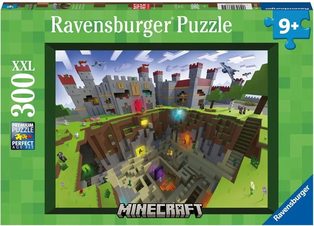 Puzzle Ravensburger Minecraft 300 elements XXL DESCRIPTION