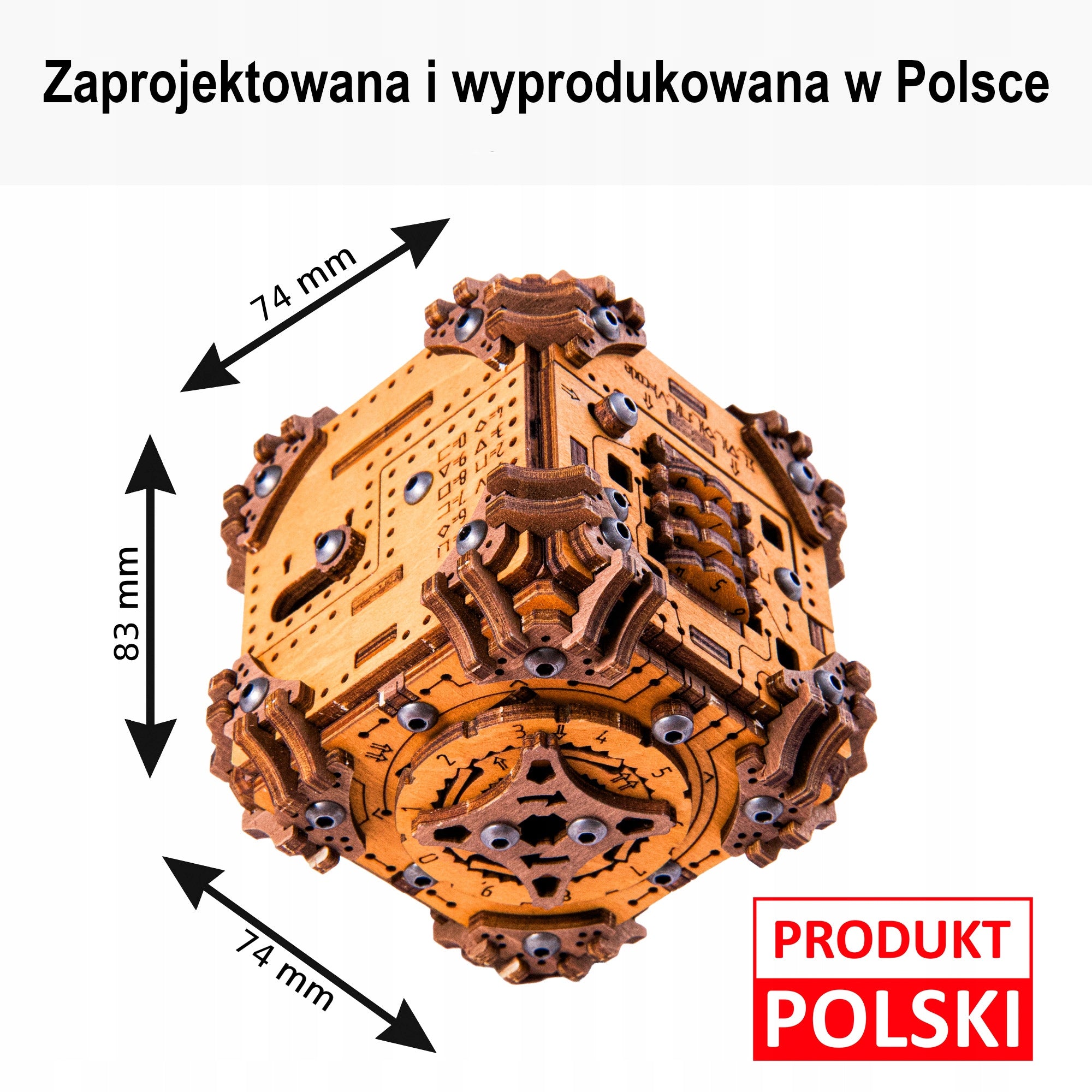 Puzzle Tesseract Escape Room Puzzle Box Wooden Puzzle 3D Wooden.City Packaging status original