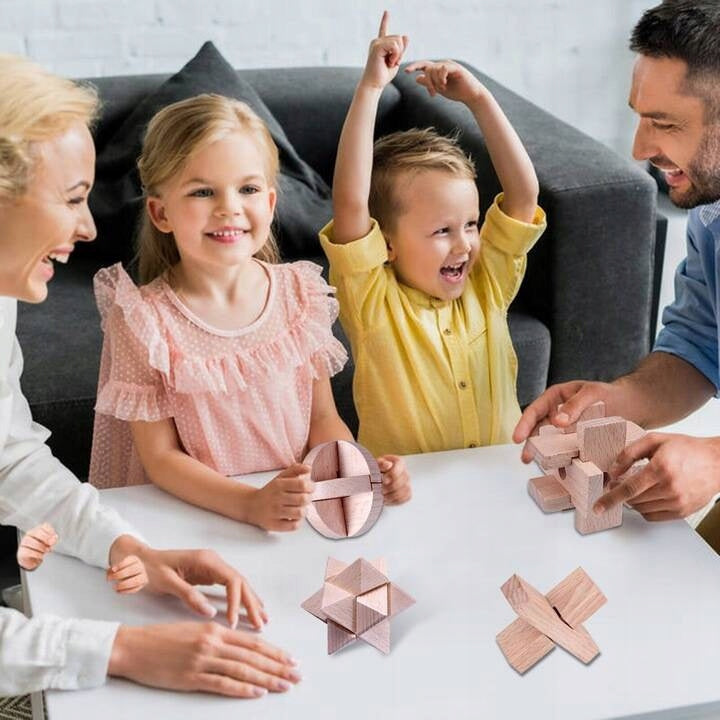 Puzzle set 6 pcs puzzle blocks puzzle 3D logic for kids Brand no brand