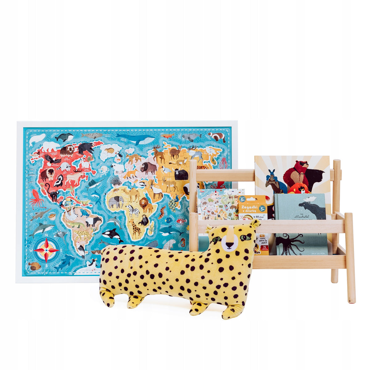 Puzzlove CzuCzu Animals World Map 60 elements 4+ Brand CzuCzu