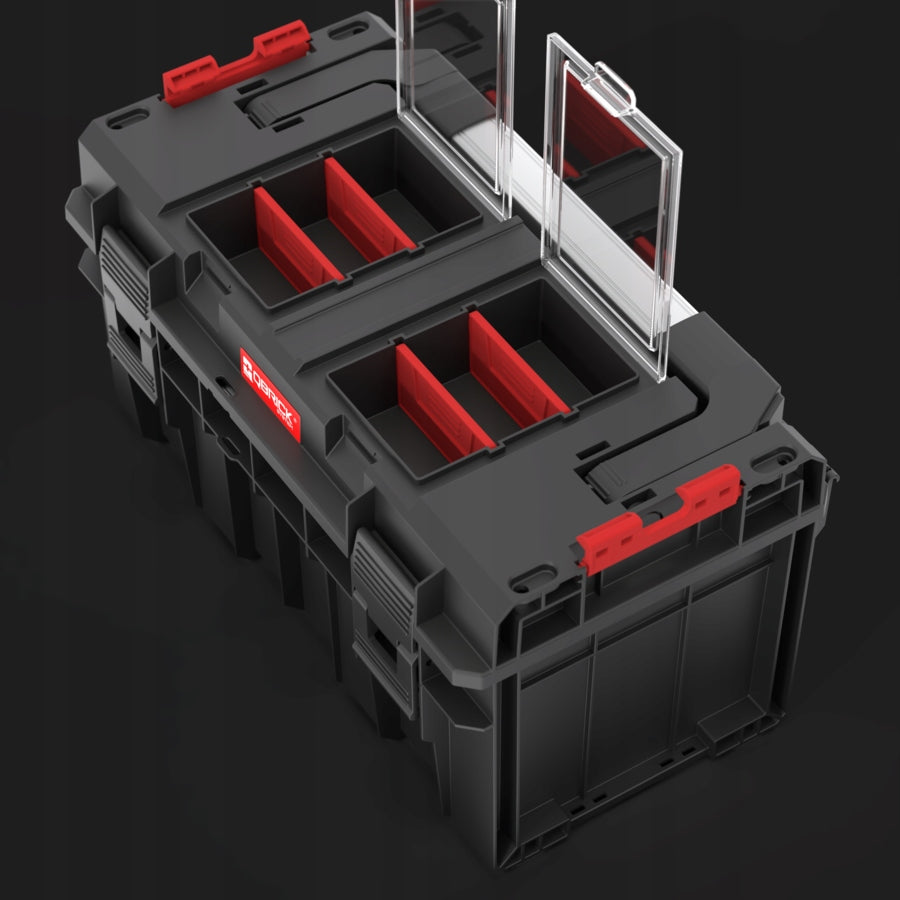 QBRICK SYSTEM PRO 500 Profi with partitions cover tool box 14l Brand Qbrick system