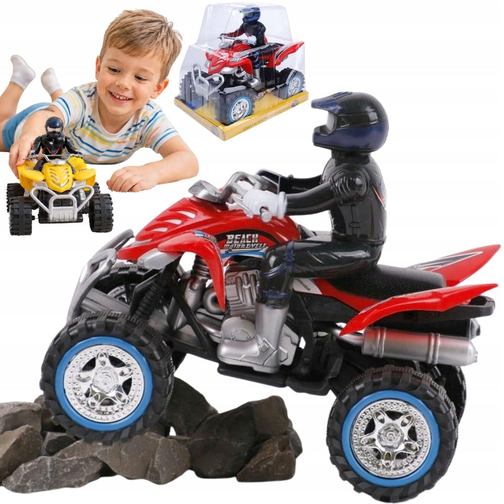 QUAD MOTOR 24CM WITH SOUND LIGHT AND FRICTION DRIVE