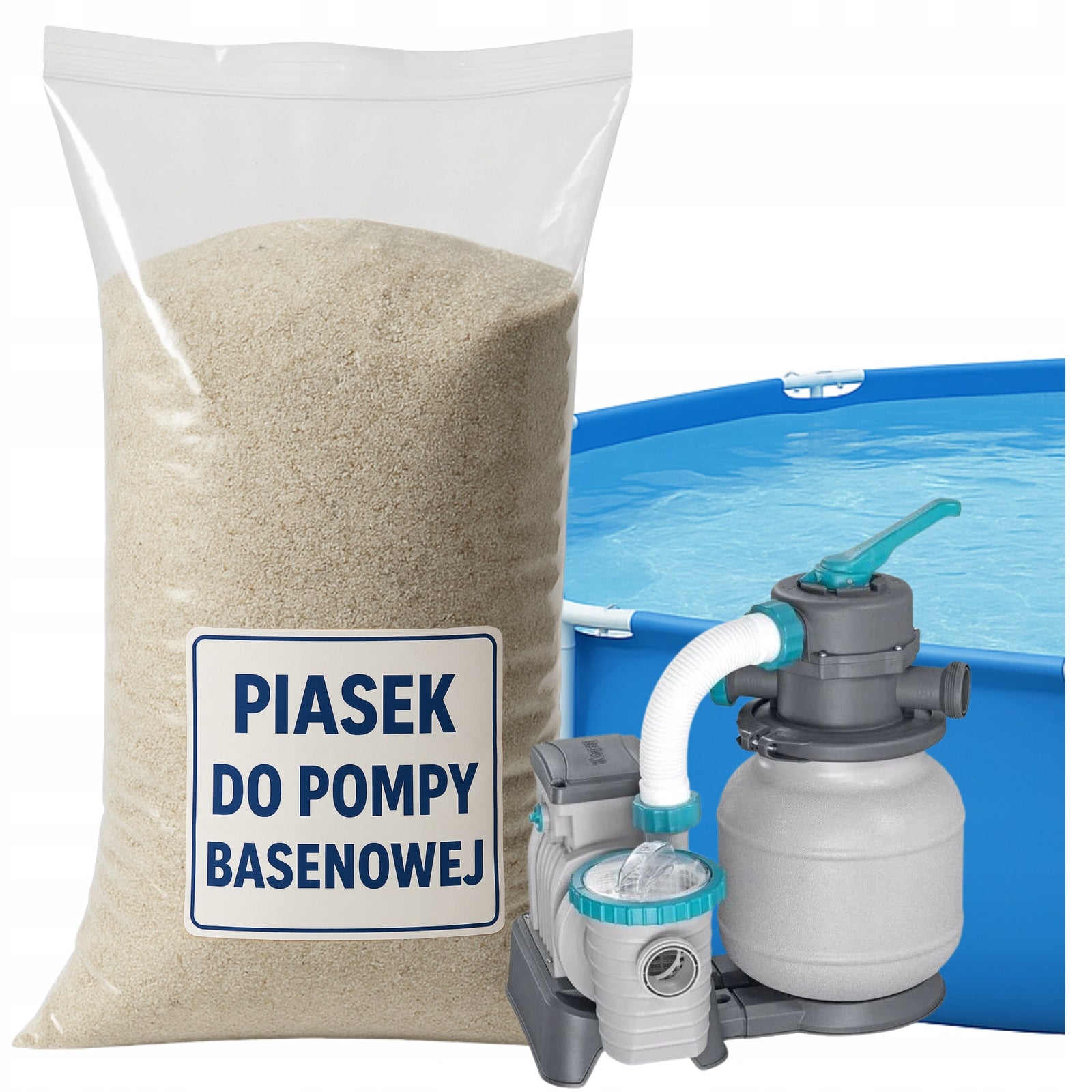 QUARTZ SAND FOR POOL SAND PUMPS FILTER 20 kg
