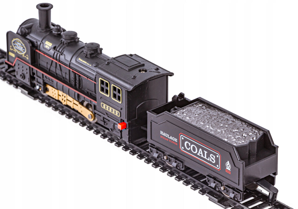 QUEUE Electric Railway Kit with LED Effects and Sound Large Track 122 Manufacturer code HS8018A ZW