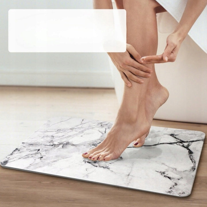 QUICK-DRYING NON-SLIP BATHROOM MAT 60x40 CM ABSORBENT WITH STONE Manufacturer code 222Afwqf