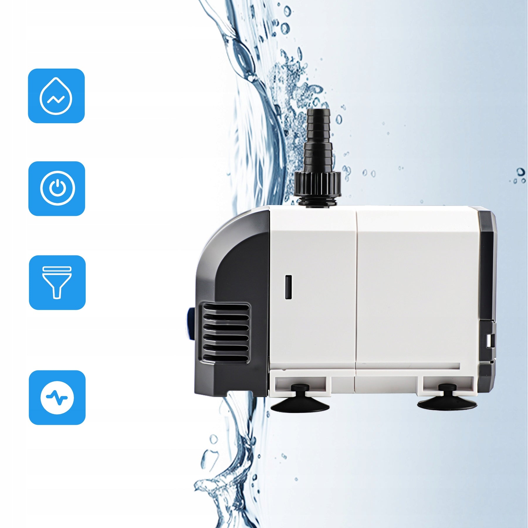 QUIET AND SMALL PUMP 25W 1500L/H ENERGY EFFICIENT FOR POND POND HJ-1501 Manufacturer code 6907653305374