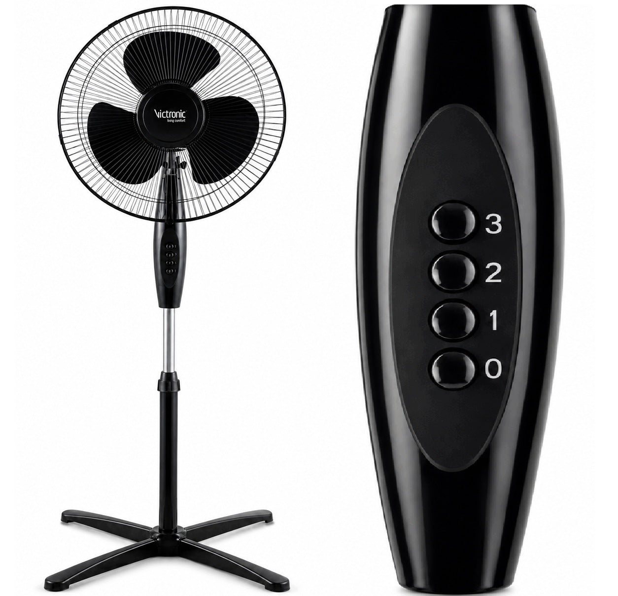 QUIET FAN STANDING FLOOR FAN FOR HOME BLADE STRONG