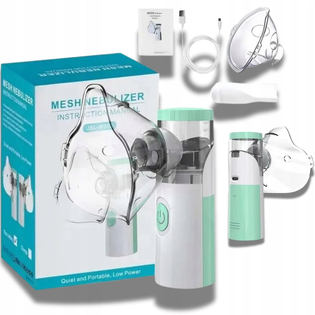 QUIET PORTABLE BATTERY INHALER NEBULIZER FOR KIDS AND ADULTS