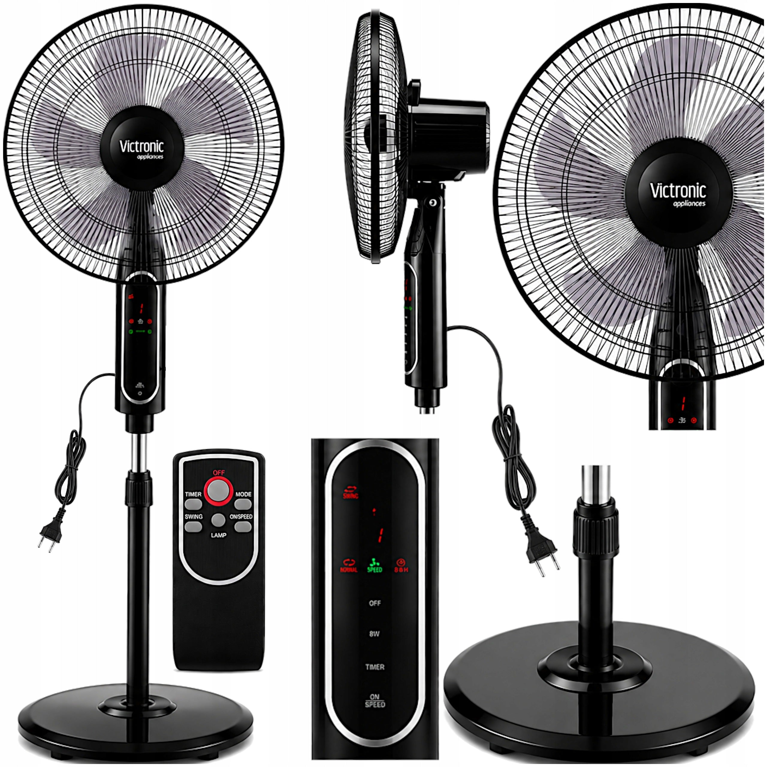 QUIET WINDMILL STANDING FLOOR FAN FOR HOME | OFFICE BLADE STRONG