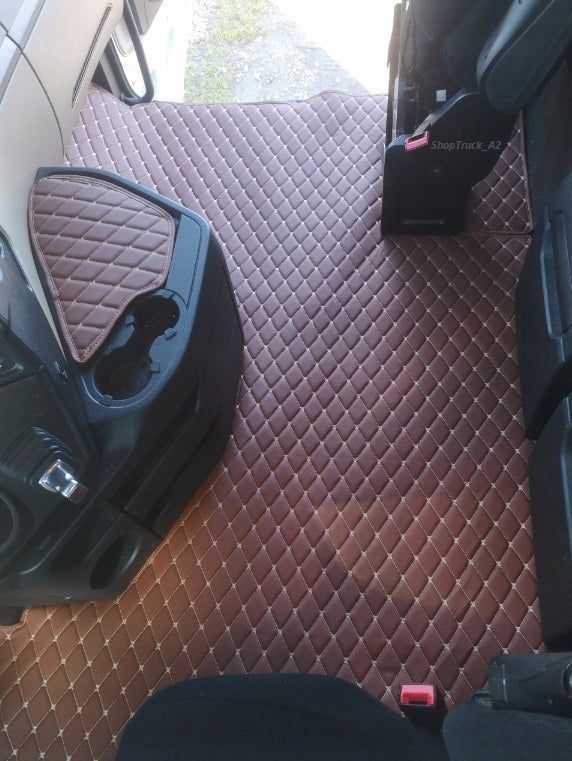 QUILTED RUG DIAMONDS MERCEDES ACTROS MP4/MP5 PHOTO FOLDING BLACK-RED Manufacturer GIZ-TRANS