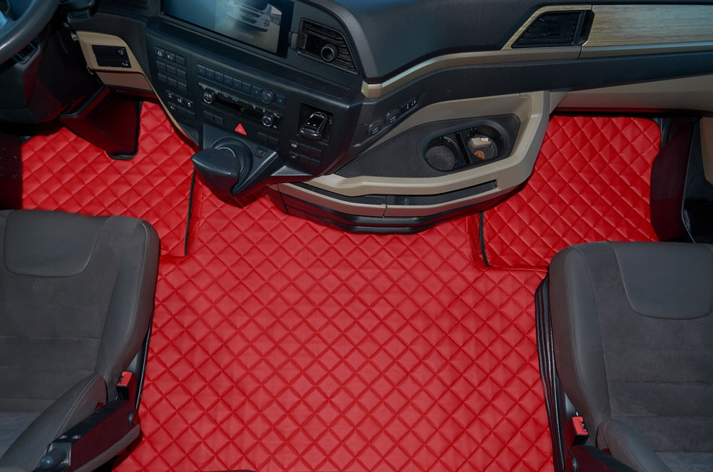 QUILTED RUGS ECO LEATHER MAN TGX FROM 2021-RED Manufacturer no brand