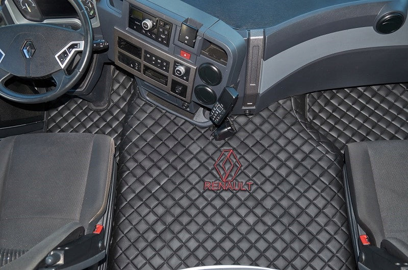 QUILTED RUGS ECO LEATHER RENAULT T-RANGE with Tunnel