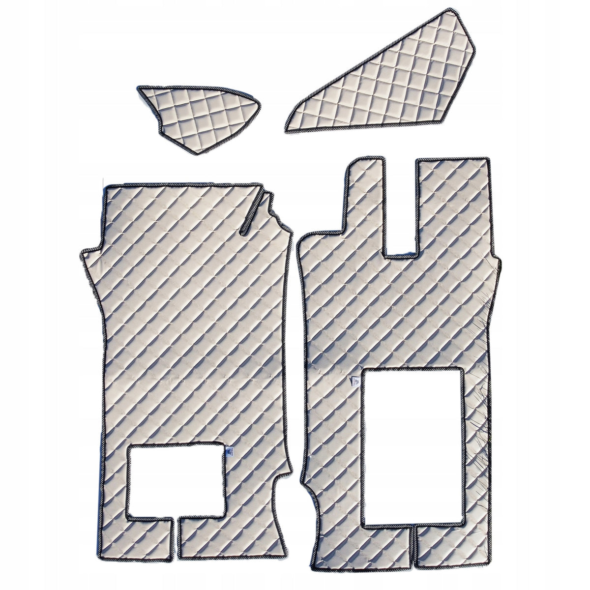 QUILTED RUGS LEATHER DAF XG XG+ 106 after 2021 passenger seat fixed beige EAN (GTIN) 5905954551897