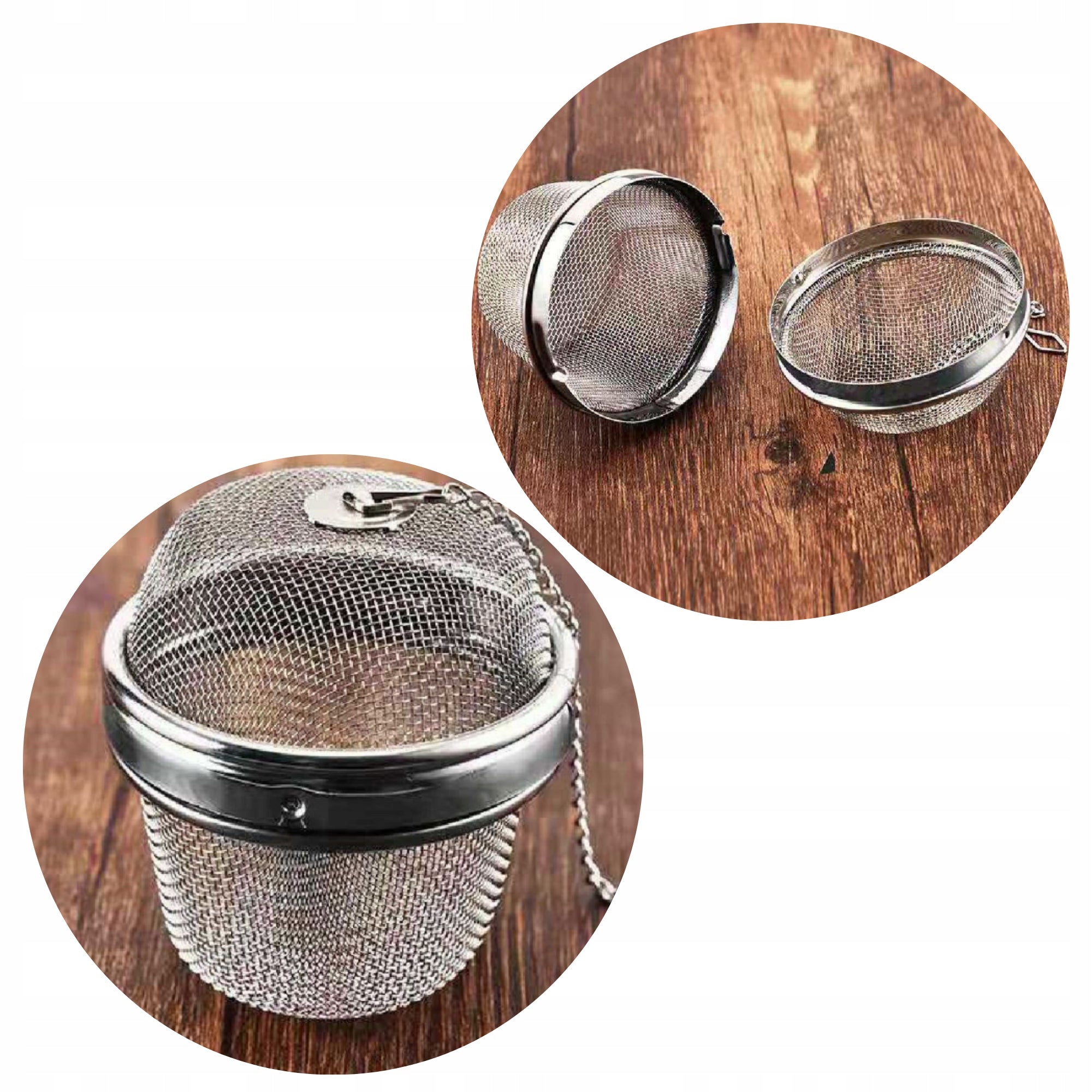 QUTTIN Steel Brewer STRAINER SPICE BASKET FOR COOKING SOUP 9CM Manufacturer code BQ01016472982