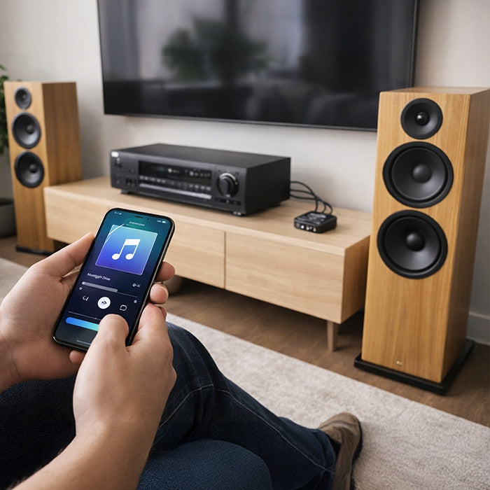 Qoltec Wireless HiFi Home&Car Audio Receiver | Bluetooth 6 Manufacturer code 56981