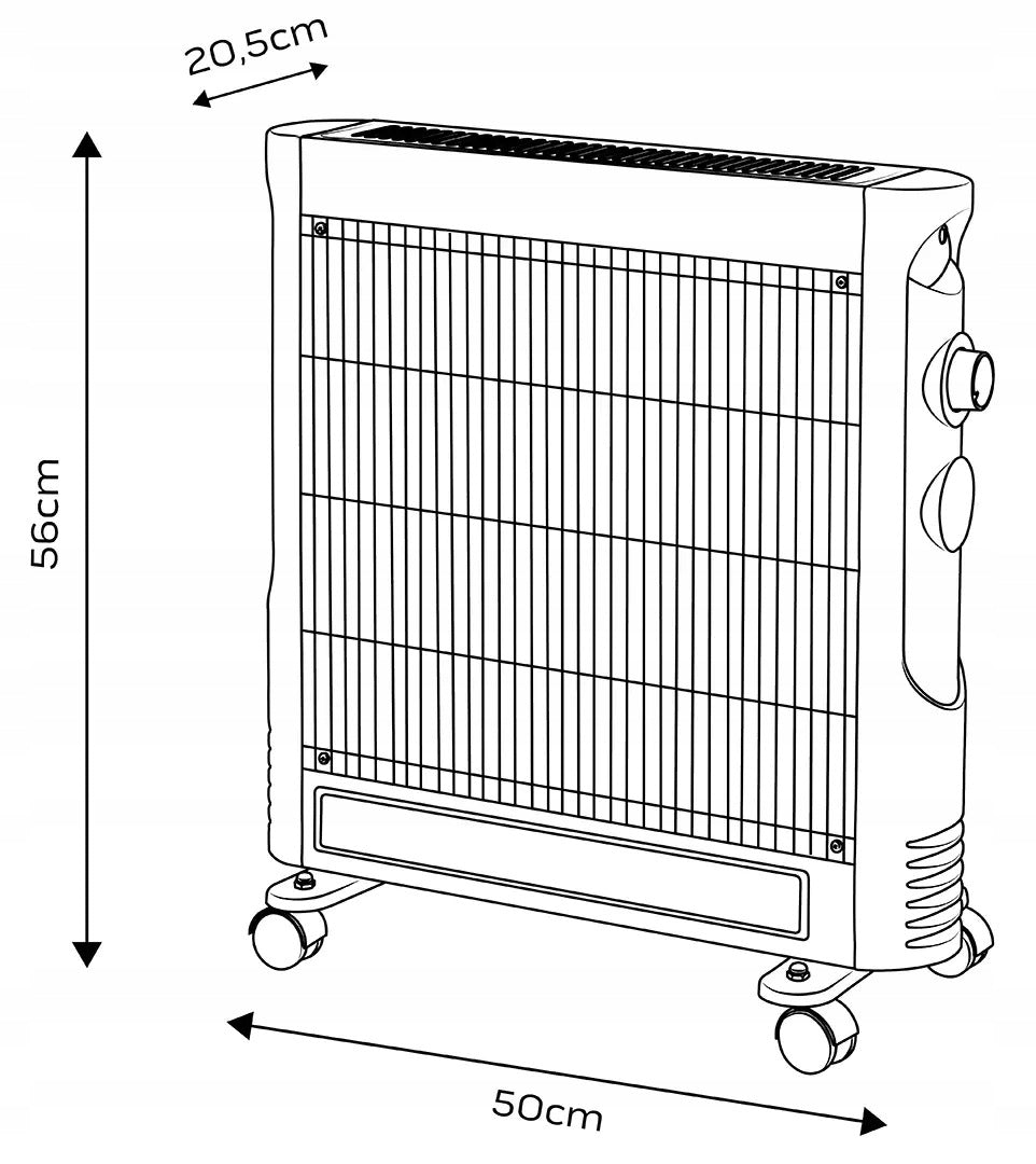 Quartz Infrared Radiator 600W/ 1200W Neo Tools Brand NEO TOOLS