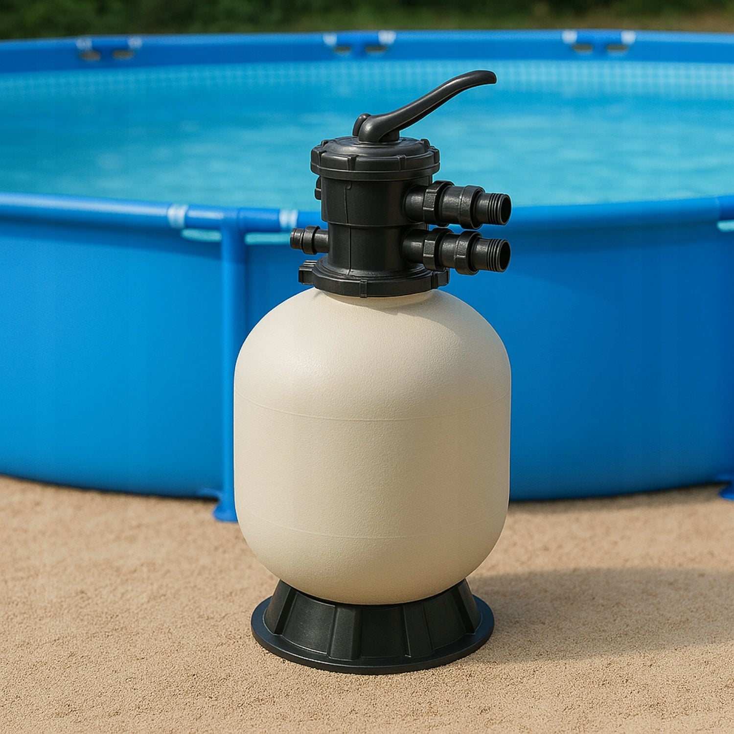 Quartz sand filter for pool pump FILTRATION 0,4-0,8mm 20 kg Manufacturer code Piasek do pompy basenowej 20kg MOLLY_PET