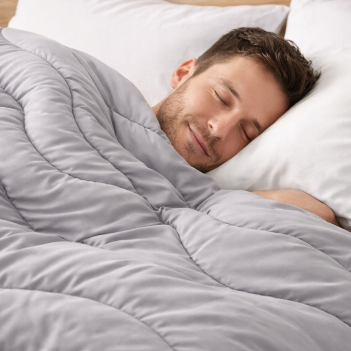 Quilt 140x200 Year-round Soft Anti-Allergic Premium Grey Polish Product Length 200 cm