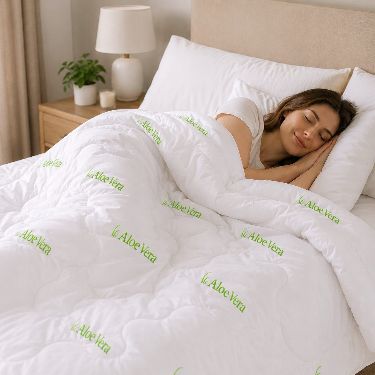 Quilt Aloe Vera YEAR-ROUND LIGHT ANTI-ALLERGIC 160x200 Polish Quality Manufacturer of a medical device ---