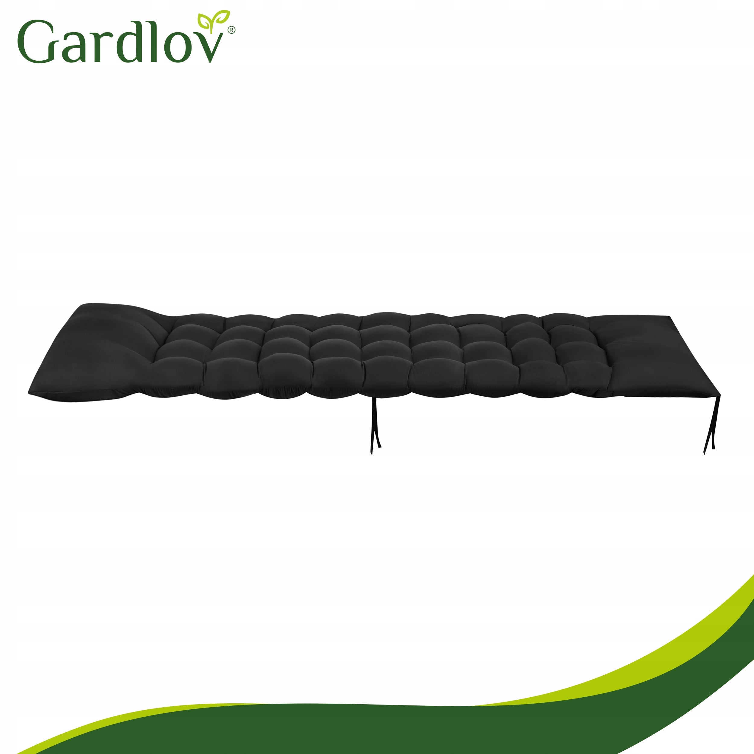 Quilted Cushion for Garden Sun Lounger Beach Chair 180x50cm Thick Comfortable Manufacturer Iso Trade
