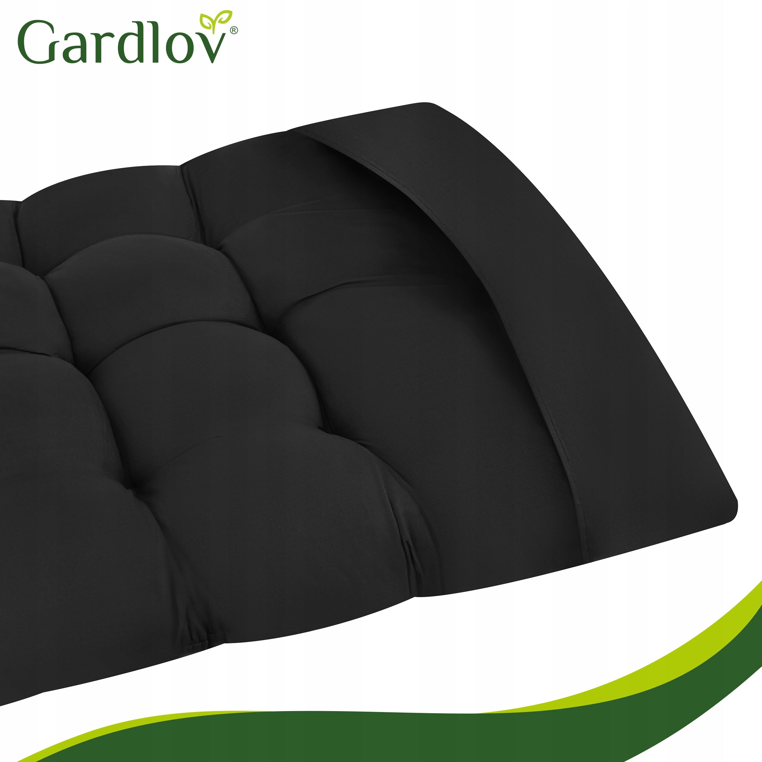 Quilted Cushion for Garden Sun Lounger Beach Chair 180x50cm Thick Comfortable Packaging status original