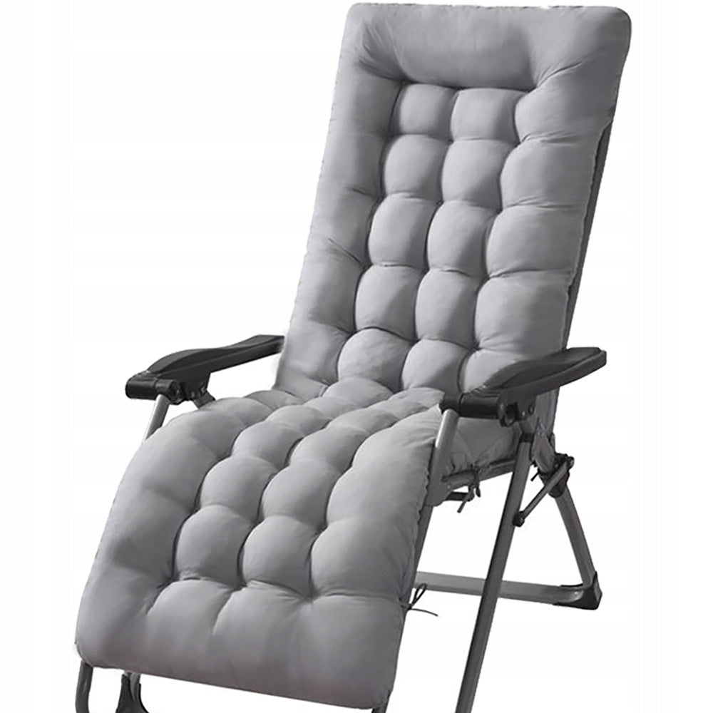 Quilted Cushion for Garden Sun Lounger Beach Chair Hiking Chair Thick