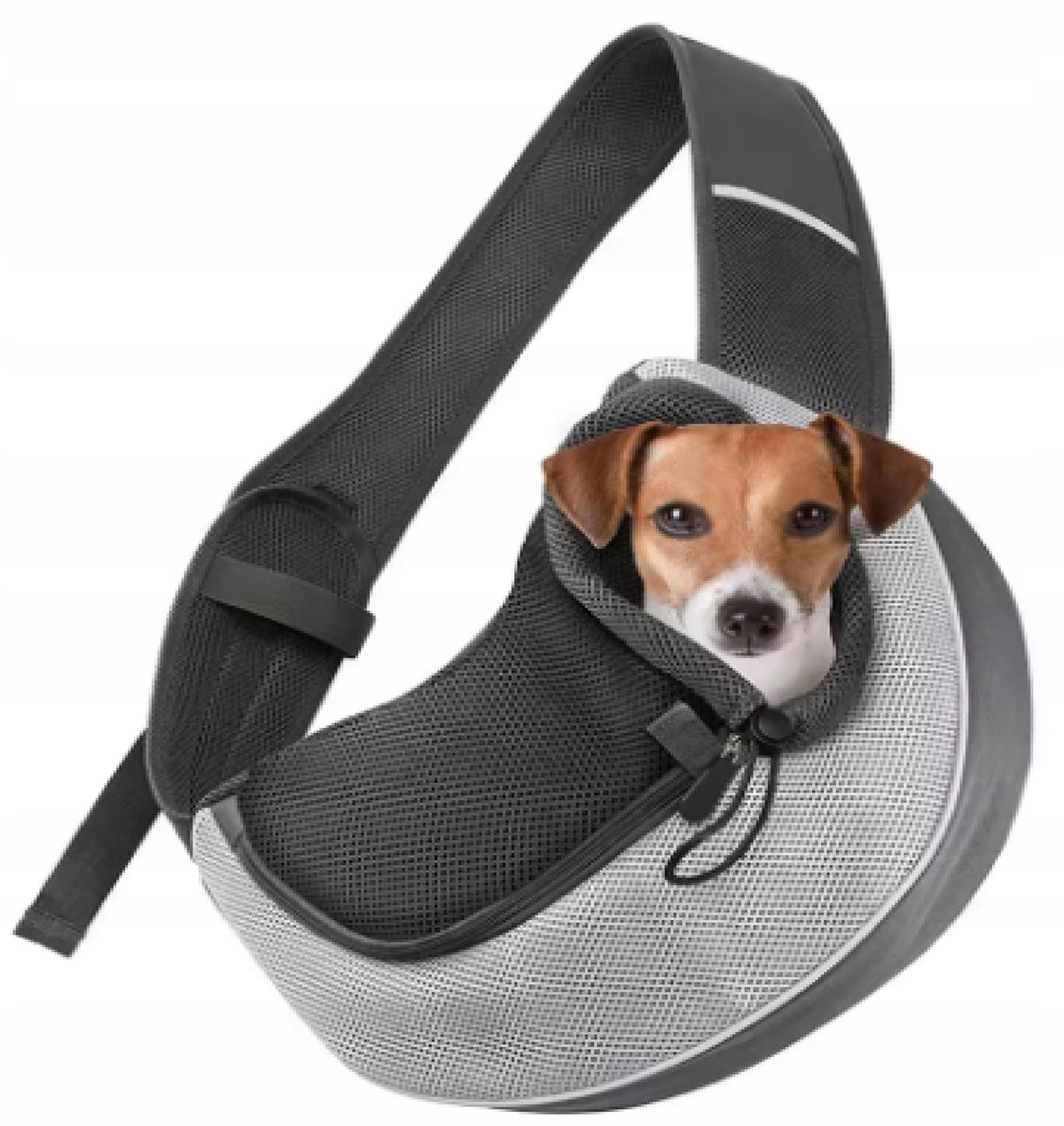RABBIT CAT DOG CARRIER BAG FOR SHOULDER R. S - CARRIER GREY-BLACK