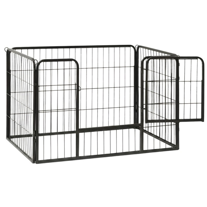 RABBIT CAT DOG PLAYPEN 4 PANELS 80x50CM ANIMAL CAGE FARMHOUSE CATWALK Manufacturer code HNA1474