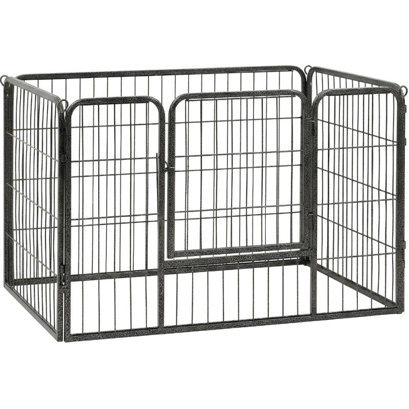 RABBIT CAT DOG PLAYPEN 4 PANELS 80x50CM ANIMAL CAGE FARMHOUSE CATWALK Packaging status original