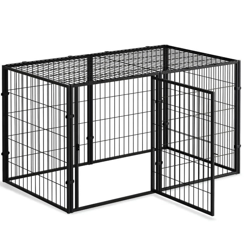 RABBIT CAT DOG PLAYPEN 6 PANELS 70x60CM ANIMAL CAGE FARMHOUSE CATWALK Packaging status original