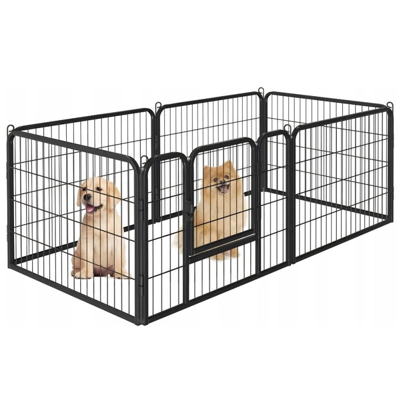 RABBIT CAT DOG PLAYPEN 6 PANELS 80x55CM ANIMAL CAGE FARMHOUSE CATWALK Manufacturer code 4651