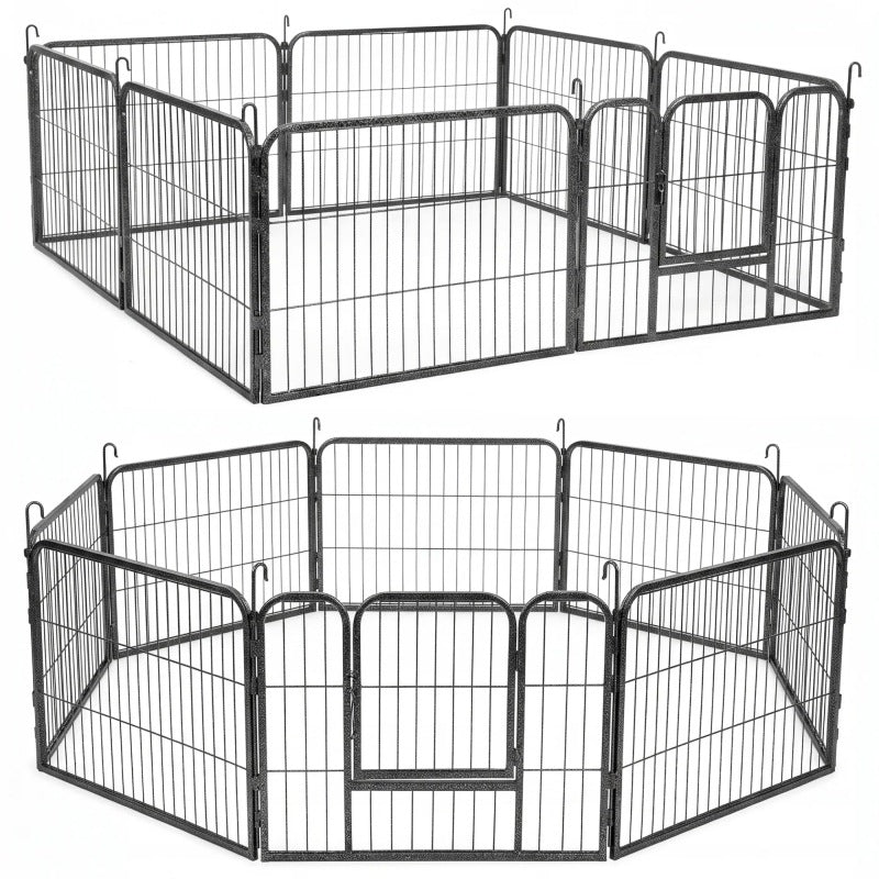 RABBIT CAT DOG PLAYPEN 8 PANELS 80x60CM ANIMAL CAGE FARMHOUSE CATWALK Packaging status original