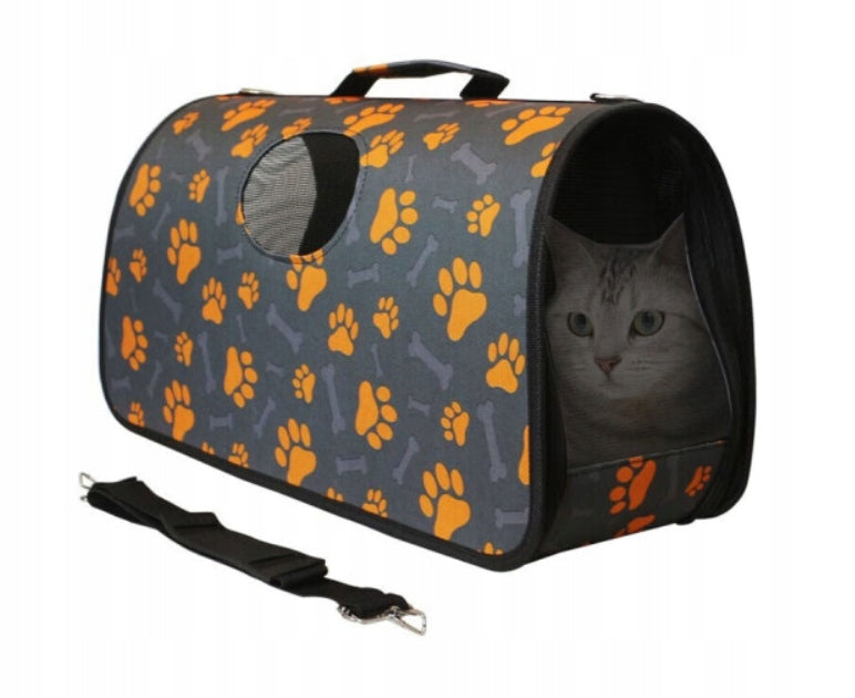 RABBIT CAT TRANSPORTER FOLDING VENTILATED STRONG TRAVEL BAG SMALL