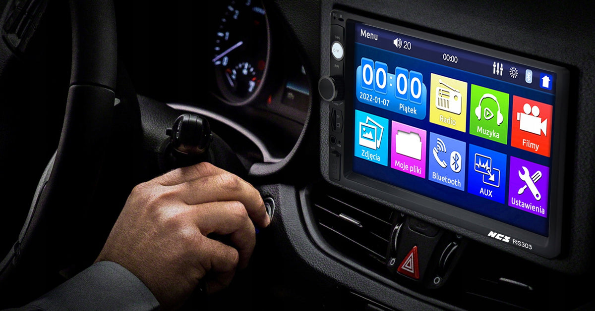RADIO 2DIN SCREEN 7 USB CAR SD MP3 + CAMERA Manufacturer code NCS RS-303