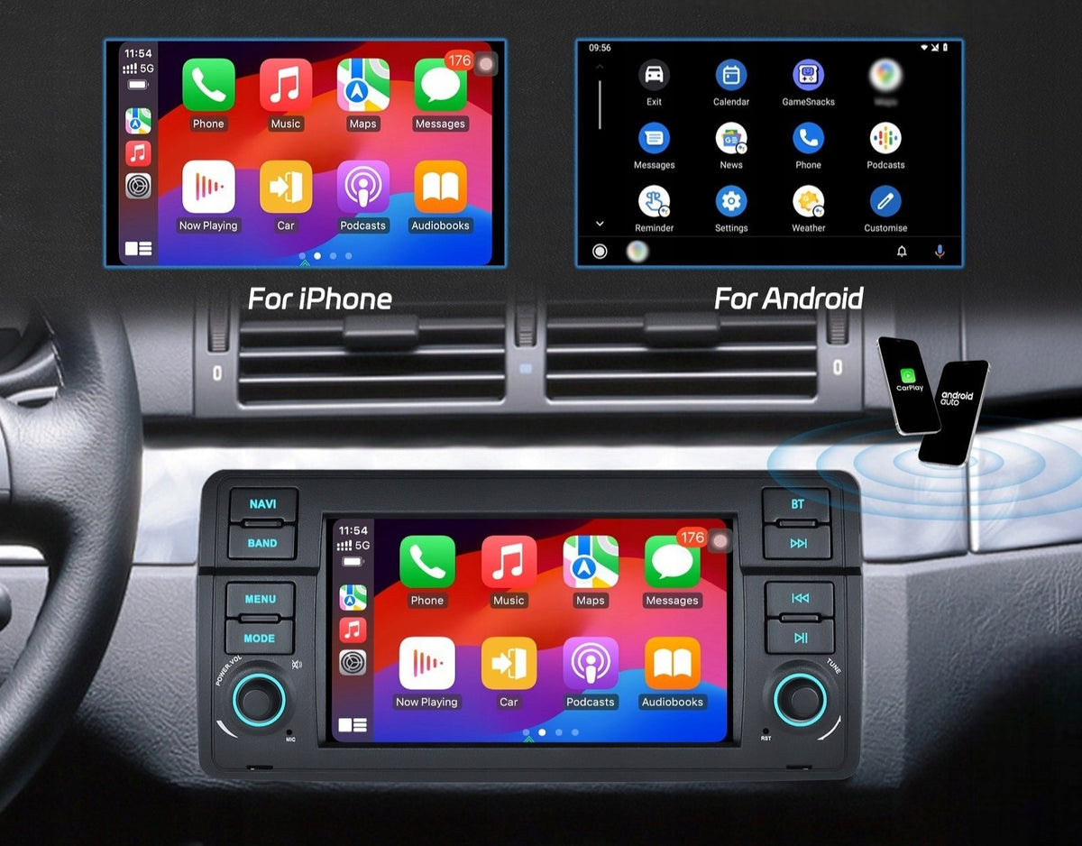 RADIO 4GB/64GB BMW 3 E46 ANDROID GPS WIFI BLUETOOTH CARPLAY NAVIGATION RDS Packaging status original