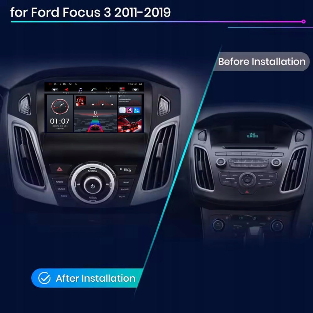 RADIO ANDROID 13 FORD FOCUS MK3 2011-2019 ANDROID AUTO CARPLAY BT 4GB/64GB Brand KOVANDA