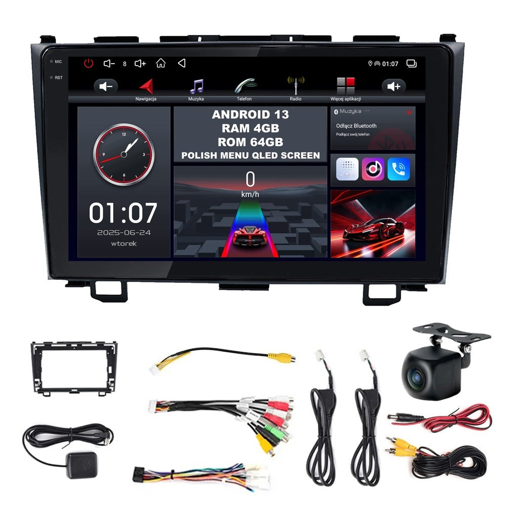 RADIO ANDROID 13 HONDA CRV III 2007-2011 ANDROID AUTO CARPLAY GPS 4GB/64GB
