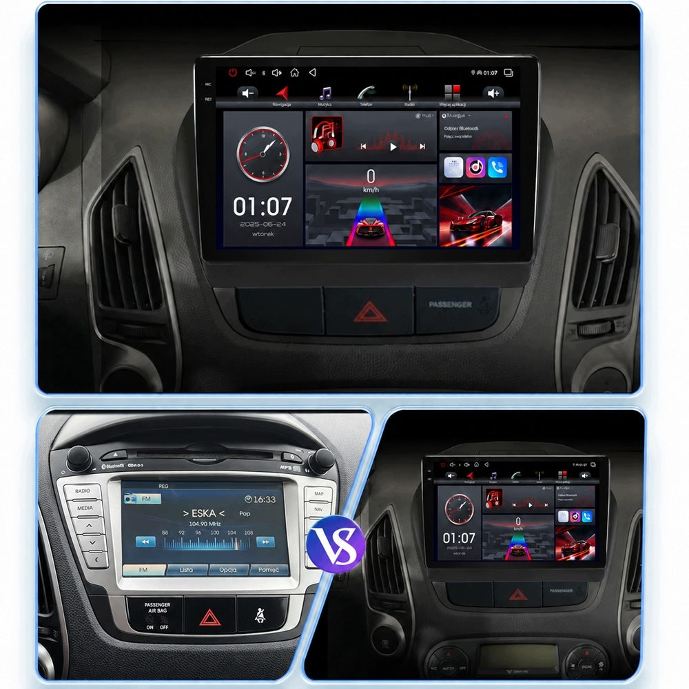 RADIO ANDROID 13 HYUNDAI IX35 2009-2015 ANDROID AUTO CARPLAY WIFI 4GB/64GB Brand KOVANDA